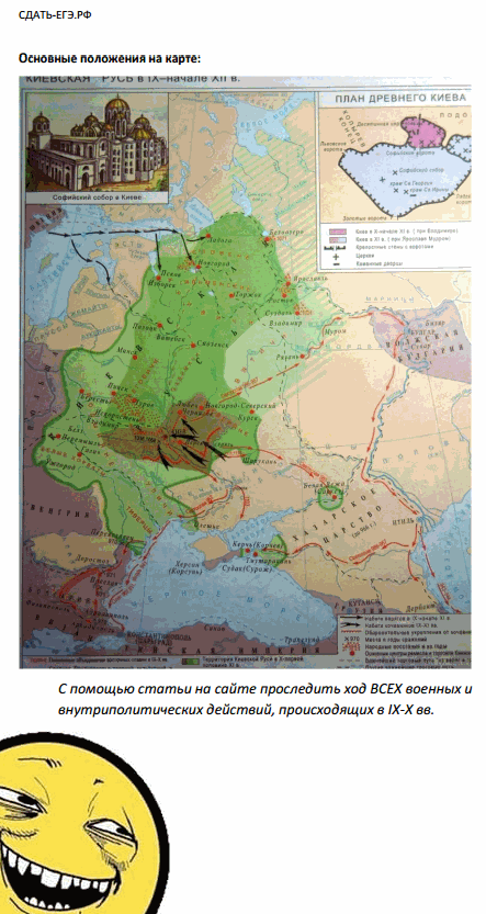 Карта Руси